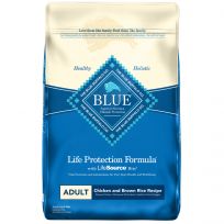 Blue Life Protection Foirmula Natural Adult Dry Food with Chicken & Brown Rice Recipe, 800154, 30 LB Bag