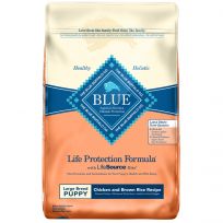 Blue Large Breed Puppy Chicken & Brown Rice Recipe, 800174, 30 LB Bag