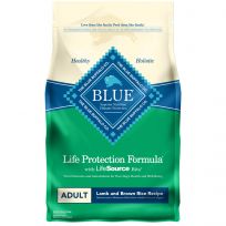 Blue Life Protection Formula Adult Dry Food with  Lamb & Brown Rice Recipe, 800168, 6 LB Bag