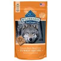 Blue Wilderness Grain-Free Biscuits, Turkey Recipe, 800328, 10 OZ Bag
