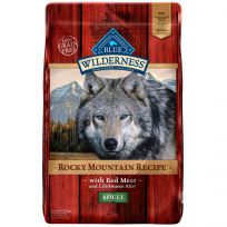 Blue Wilderness Rocky Mountain Recipe  Adult Dry Food with  Red Meat, 800512, 22 LB Bag