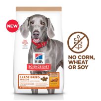 Hill's Science Diet Adult 1-5 Large Breed No Corn, Wheat or Soy Dry Dog Food, Chicken, 604936, 30 LB Bag
