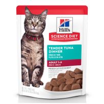 Hill's Science Diet Adult 1-6 Cat Food, Tuna, 604978, 2.8 OZ Bag