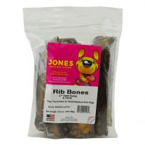 Jones Natural Chews 7 IN Rib Bones 9-Pack, 01197, 22.5 OZ