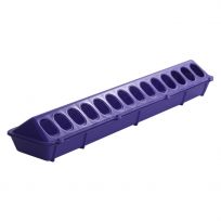 Little Giant Plastic Flip-Top Poultry Ground Feeder, 20 IN, 820PURPLE
