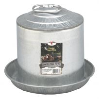 Little Giant Double Wall Metal Poultry Fount, 9832, 2 Gallon