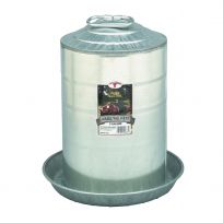 Little Giant Double Wall Metal Poultry Fount, 9833, 3 Gallon