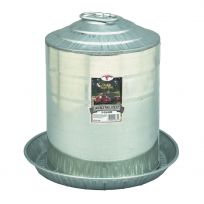 Little Giant Double Wall Metal Poultry Fount, 9835, 5 Gallon