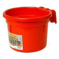 Little Giant Hook Over Feed Pail, Red, CPHRED, 8 Quart