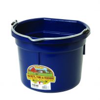 Little Giant P20FBBLUE 20 Quart Blue Flat Plastic Bucket