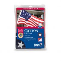 Annin Cotton US Flag, 3 FT x 5 FT, 001124R