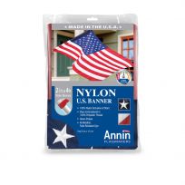 Annin Nylon US Banner, 2 1/2 FT x 4 FT, 021850R