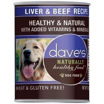 Dave's Pet Food Liver And Beef Food, 529-053-15, 13.2 OZ Can