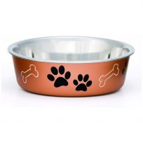 Bella Bowl Dog Bowl, 7452, Copper, Large