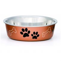 Bella Bowl Dog Bowl, 7453, Copper, X-Large