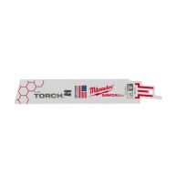 Milwaukee Tool THE TORCH SAWZALL Blades, 6 IN, 14 TPI, 5-Pack, 48-00-5782, 6 IN