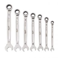 Milwaukee Tool Ratcheting Combination Wrench Set, 7-Piece, 48-22-9506