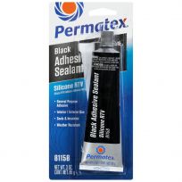 Permatex Black Adhesive Sealant, 81158, 3 OZ