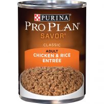 PURINA PRO PLAN High Protein Dog Food Wet Pate, Chicken and Rice Entr~e, 13 OZ Can