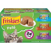 PURINA Friskies Pate Variety Pack Cat Food, 24-Pack, 5.5 OZ Can