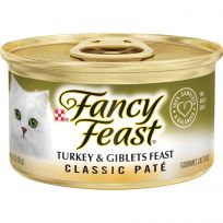 PURINA Fancy Feast Turkey & Giblets Feast Classic Pate Cat Food, 5.5 OZ Can