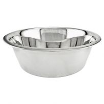 Ruffin' It Stainless Steel Economy Dish, 7N15060, 3.9 Quart