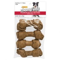 Chomp'ems 5 IN Knotted Bone Beef 4-Pack, 7N37184