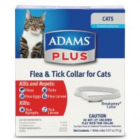 Adams Plus Flea & Tick Collar for Cats & Kittens (Breakaway Collar), 100520392