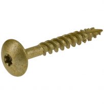 Power Pro 1 / 4 IN D Star Drive Construction Lag Screws, 47867, 2 IN