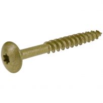 Power Pro 5 / 16 IN D Star Drive Construction Lag Screws, 47868, 2-1/2 IN