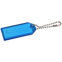 Hillman Hard Plastic Key Tags with Chain, 701294