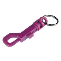Hillman Plastic Snap Hook Key Ring, 701302, 1-1/4 IN