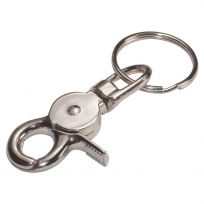 Hillman Trigger Snap Hook with Key Ring, 701328, 1-1/4 IN