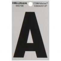 Hillman Wide Die-Cut Adhesive Letters, 840798, 3 IN