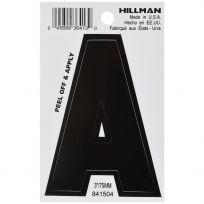 Hillman Die-Cut Adhesive Letters, 841504, 3 IN