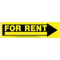 Hillman For Rent Sign with Frame, 843316, 6 IN x 24 IN