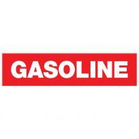 Hillman Adhesive Gasoline Sign, 845628, 2 IN x 8 IN