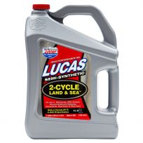 Lucas Oil Products Semi-Synthetic TC-W3 2-Cycle Land and Sea Oil, 10557, 1 Gallon