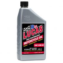 Lucas Oil Products Motorcycle Oil, SAE 20W-50, 10700, 1 Quart