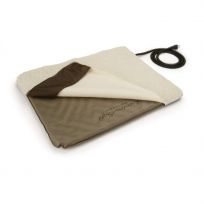 K&H Pet Products Lectro-Soft Outdoor Heated Bed, Tan, 100212954, 25 IN x 36 IN