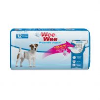Four Paws Wee Wee Disposable Dog Diapers, 12-Pack, 100534770, Small