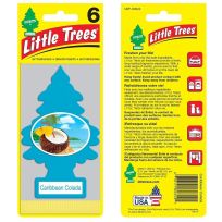 Little Trees air freshener Caribbean Colada 6-Pack, U6P-60324