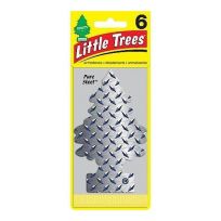 Little Trees Air Freshener Pure Steel 6-Pack, U6P-67152