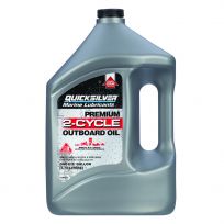Quicksilver Premium 2-Cycle TC-W3 Marine Engine Oil, 858022Q01, 1 Gallon