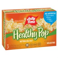 Jolly Time Healthy Pop Microwave Popcorn, Butter, 3-Pack, 781, 3 OZ