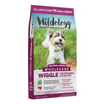 Wildology WIGGLE Wholesome Farm-Raised Chicken & Oatmeal Recipe Small Breed Dog Food, WD017, 15 LB Bag