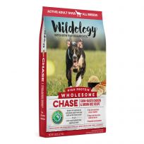 Wildology CHASE Wholesome High Protein Farm-Raised Chicken & Brown Rice Recipe Dog Food, WD008, 28 LB Bag