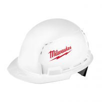Milwaukee Tool Front Brim Vented Hard Hat with BOLT Accessories - Type 1 Class C, 48-73-1000