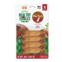 Nylabone Longer Lasting Roast Beef Dog Chews, 8-Pack, NE801VP8P, 6.2 OZ