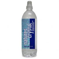 Natures Crystal Distilled Water with Sport Cap, 690004, 23.7 OZ